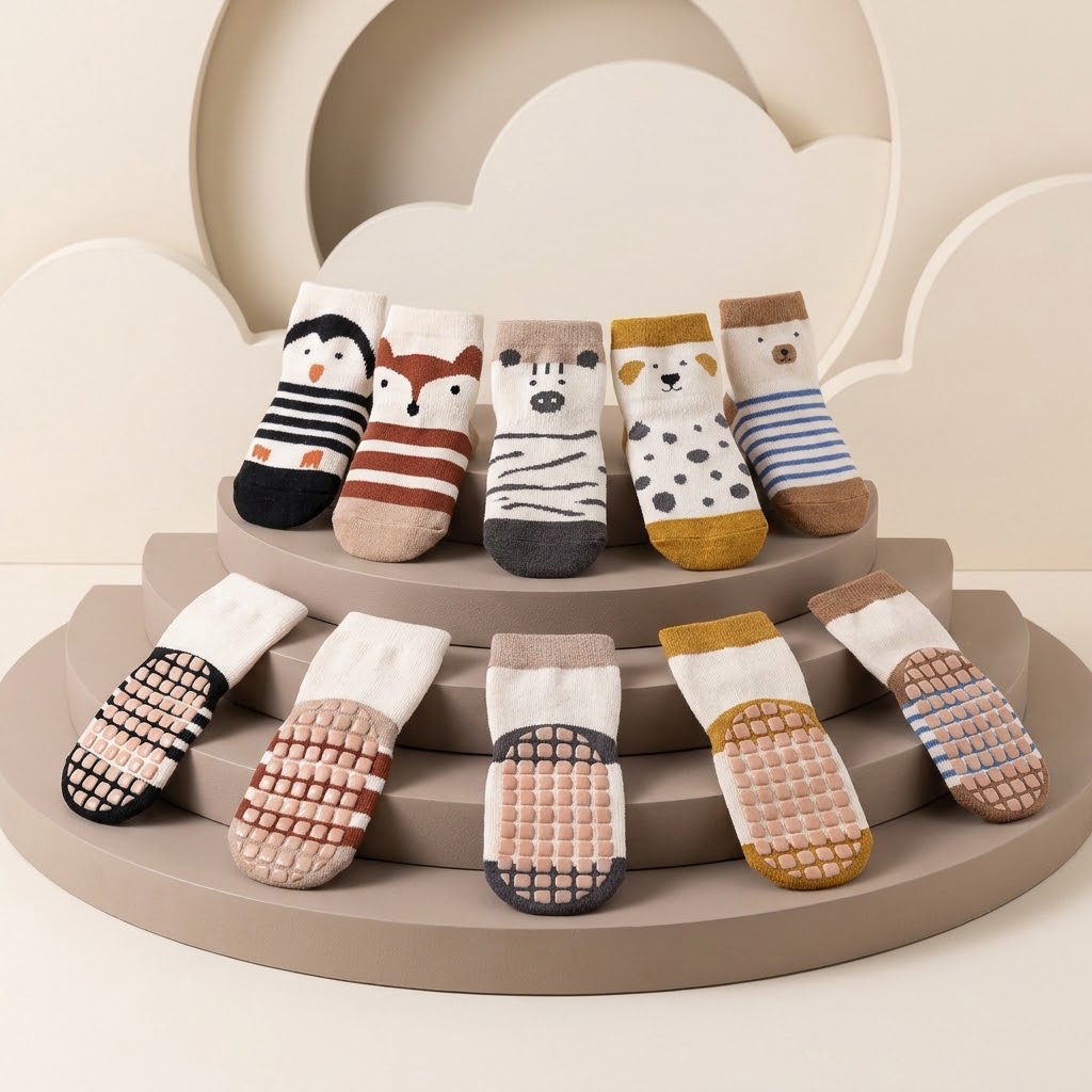 5 Paar Antirutschsocken